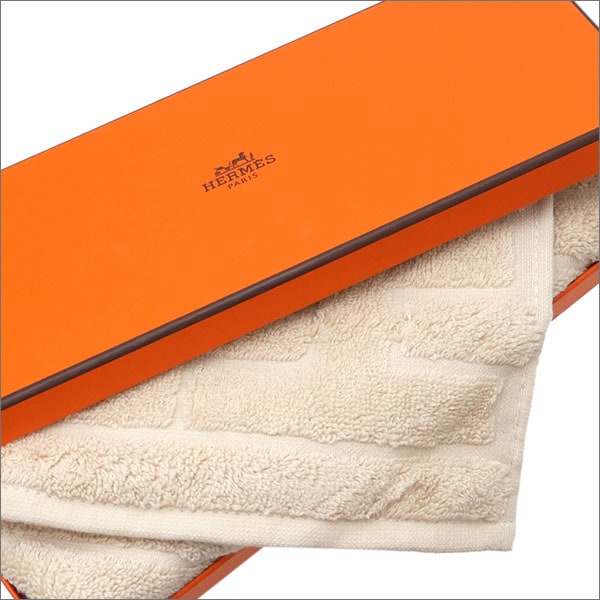 [ָݥ5ܥڡ!!]  ᥹ HERMES LABYRINTHE HAND TOWEL ϥɥ BEIGE 290-004343-036