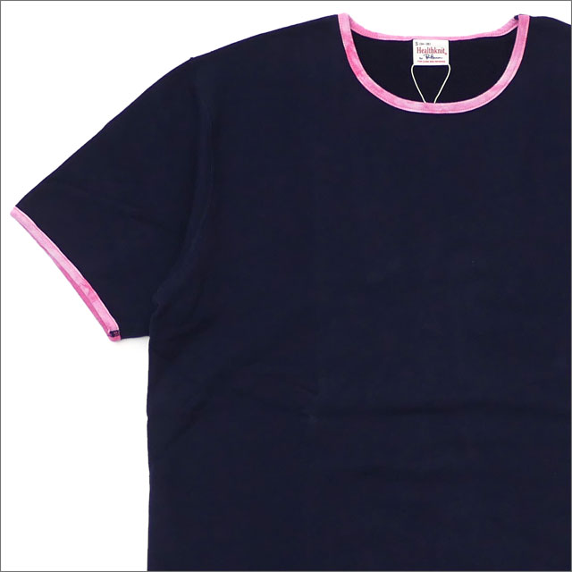 ڿ̸̲ʡ  ϡޥ Ron Herman x إ륹˥å Healthknit Piping Sweat Crew Ⱦµå NAVY 203-000284-037