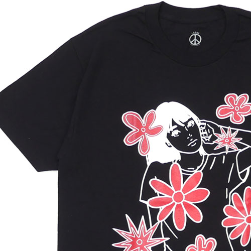 [ָݥ5ܥڡ!!]  󥨥 ON AIR Flowers S/SL Tee T BLACK ֥å  