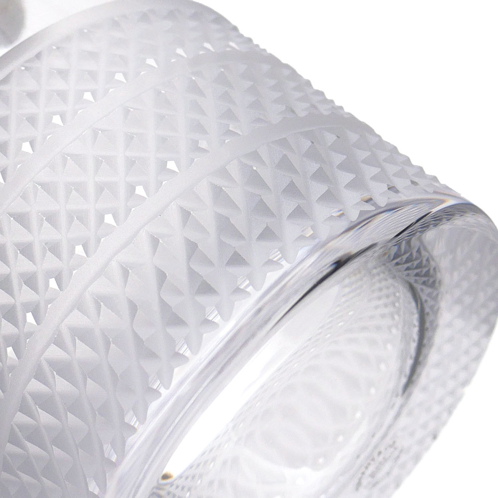 新品 ティファニー TIFFANY&CO. ダイヤモンドポイント ダブル オールドファッションド グラス CLEAR クリアー メンズ  レディース-Cliff Edge