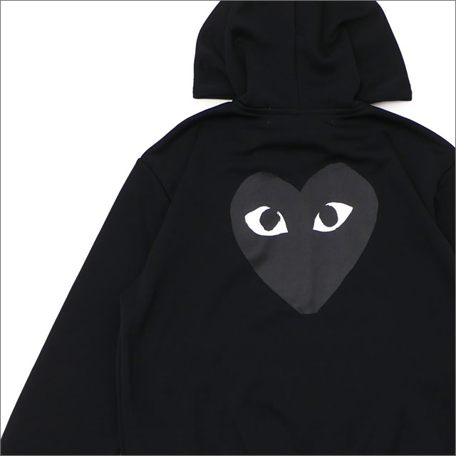 [ָݥ5ܥڡ!!]  ץ쥤 ǥ륽 PLAY COMME des GARCONS MEN'S BLACK HEART HOODIE ѡ BLACK 212-001023-041