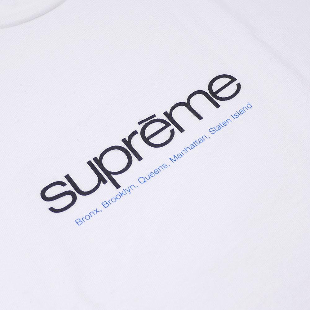 Supreme シュプリーム　Five Boroughs Tee M ホワイト Supreme - Supreme five boroughs tee white Mの通販 by bedstuy