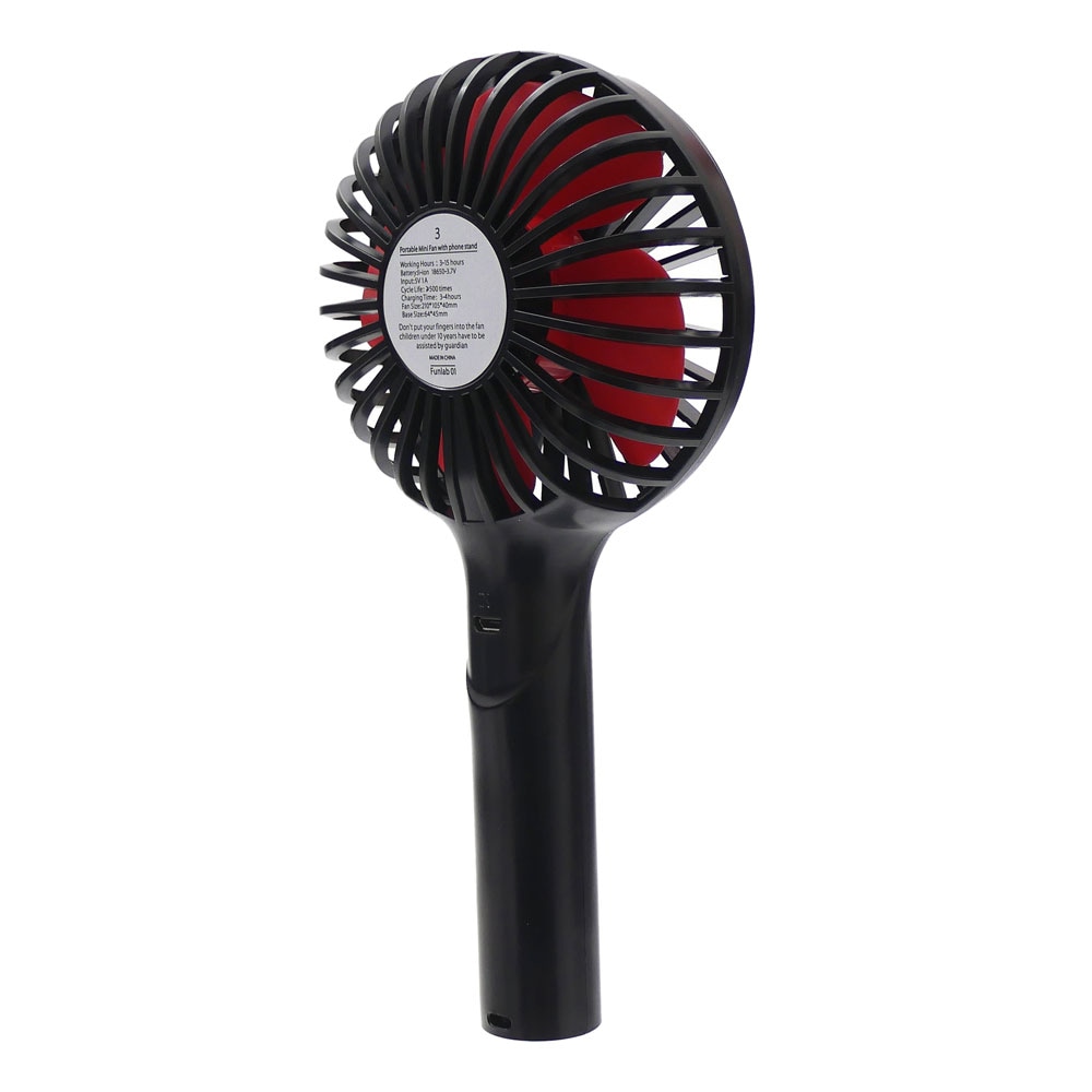 （新品）ハンディ FAN FAN GAHGA ふぁんふぁん　ブラック　黒 Francfranc ハンディファン ブラック - メルカリ