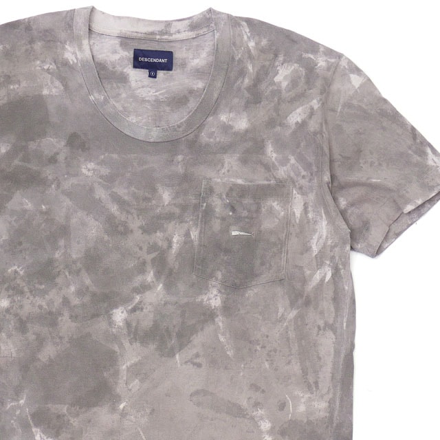 [ָݥ5ܥڡ!!] ǥ DESCENDANT TIE DYE POCKET S/S TEE  T GRAY 졼  1 š 104003353512