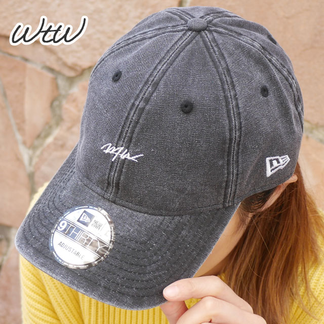 [���ָ���ݥ����5�ܥ����ڡ�����!!] ���� ���֥�ƥ��� WTW x �˥塼���� NEW ERA 9THIRTY WASH CAP ����å� BLACK �֥�å� �� ��� ��ǥ�����