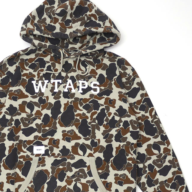 [ָݥ5ܥڡ!!] ֥륿åץ WTAPS 18AW DESIGN HOODED COLLEGE SWEAT SHIRT աǥ å ѡ 182ATDT-CSM04S OD ꡼֥ɥ S š 2018AW 111001521999