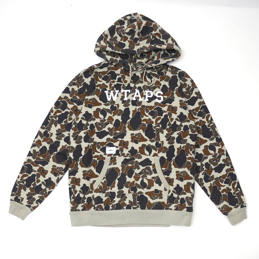 ダブルタップス WTAPS 18AW DESIGN HOODED COLLEGE SWEAT SHIRT