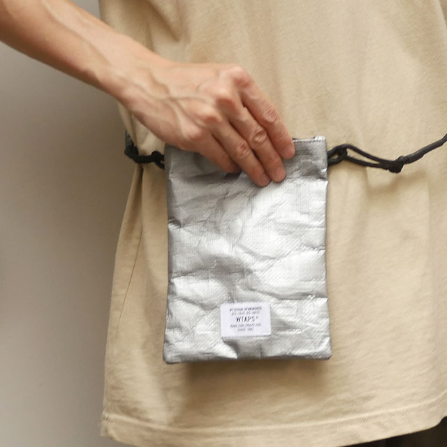 [ָݥ5ܥڡ!!]  ֥륿åץ WTAPS HANG OVER POUCH Хå ݡ SILVER С   ǥ 211TQDT-CG03 (W)TAPS