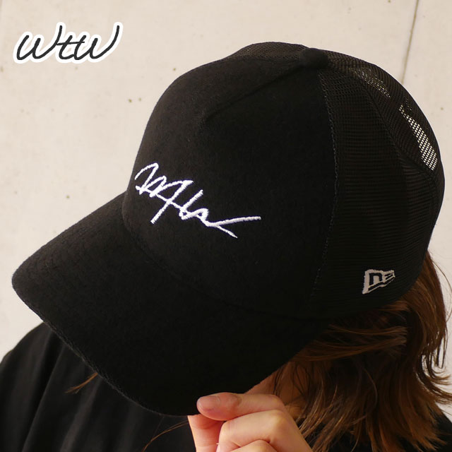 [ָݥ5ܥڡ!!]  ֥ƥ WTW x ˥塼 NEW ERA 9FORTY PILE CAP å BLACK ֥å   ǥ