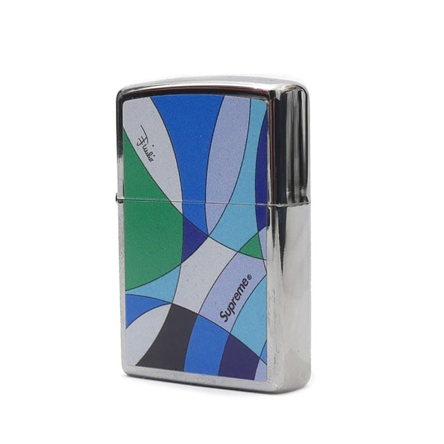 【最安値】Supreme Emilio Pucci Zippo ブルー