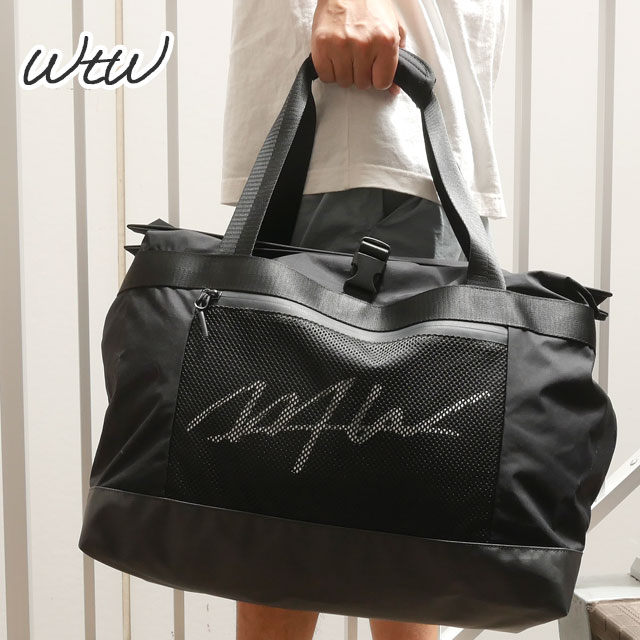 [ָݥ5ܥڡ!!]  ֥ƥ WTW LOGO DUFFEL BAG åեХå BLACK ֥å   ǥ