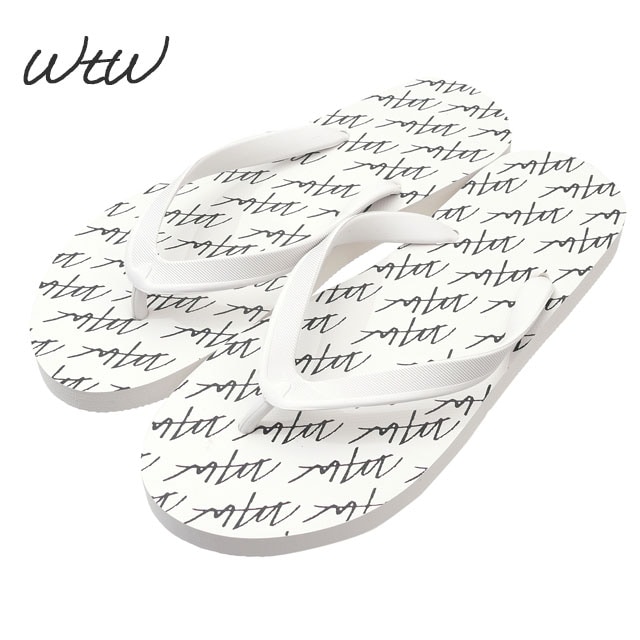 [ָݥ5ܥڡ!!]  ֥ƥ WTW MENS LOGO BEACH SANDAL ӡ  WHITE ۥ磻  