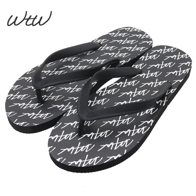 [ָݥ5ܥڡ!!]  ֥ƥ WTW MENS LOGO BEACH SANDAL ӡ  BLACK ֥å  