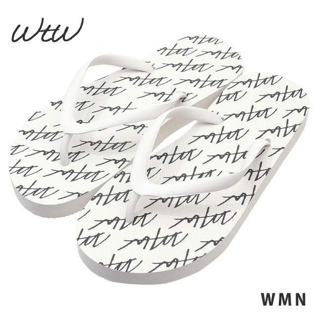 ڿ̸̲ʡ  ֥ƥ WTW WOMENS LOGO BEACH SANDAL ӡ  WHITE ۥ磻  ǥ