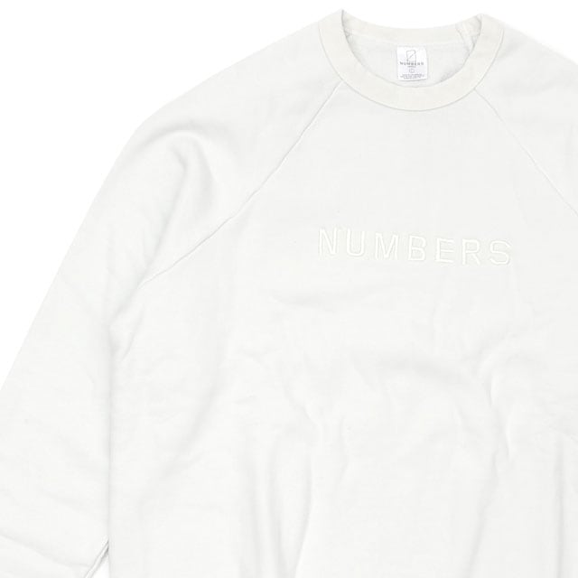 [ָݥ5ܥڡ!!]  ʥС Numbers WORDMARK EMBOIDERED CREW å OFF WHITE 