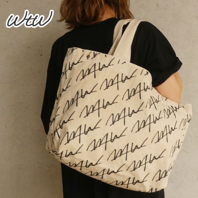 [ָݥ5ܥڡ!!]  ֥ƥ WTW ECO BEACH TOTE L ȡ Хå NATURAL ʥ  ǥ