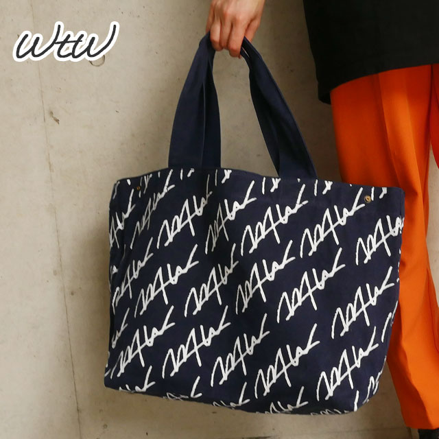 [ָݥ5ܥڡ!!]  ֥ƥ WTW ECO BEACH TOTE L ȡ Хå NAVY ͥӡ   ǥ