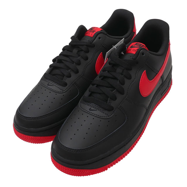 [ָݥ5ܥڡ!!]  ʥ NIKE AIR FORCE 1 07 ե1 BLACK/UNIVERSITY RED-BLACK DC2911-001  ǥ