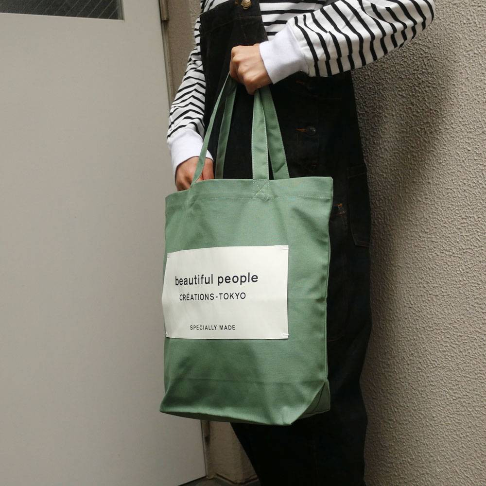 ビューティフルピープル スヌーピー コラボ限定品 ネームタグトート 