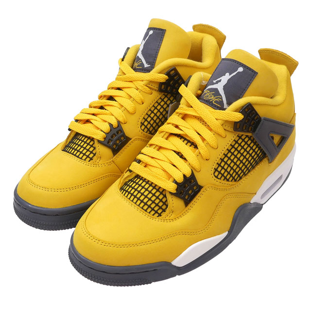 新品 ナイキ NIKE AIR JORDAN 4 RETRO エアジョーダン4 TOUR YELLOW/DARK BLUE GREY  CT8527-700 メンズ | Cliff Edge
