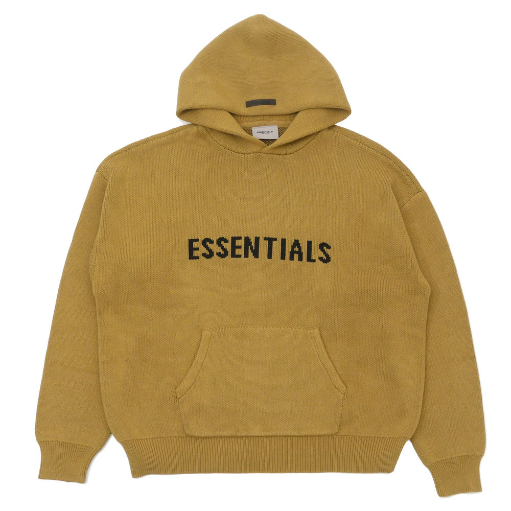 エッセンシャルズ　ESSENTIALS ニットパーカー ESSENTIALS / エッセンシャルズ フロント ロゴ ニット パーカー