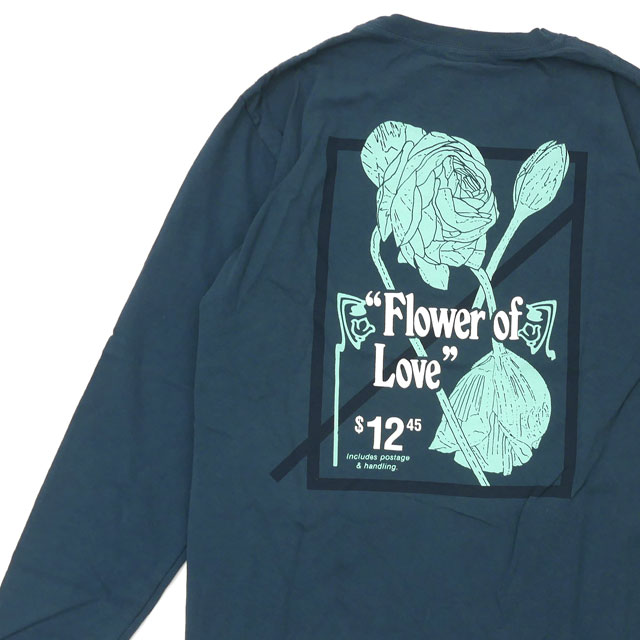 [ָݥ5ܥڡ!!]  ʥС Numbers FLOWER OF LOVE-L/S T-SHIRT ĹµT DARK GREEN ꡼  