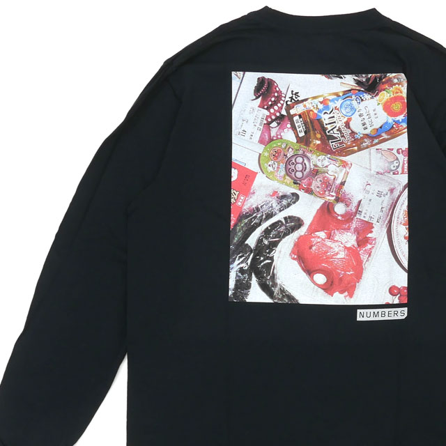 [���ָ���ݥ����5�ܥ����ڡ�����!!] ���� �ʥ�С��� Numbers DAIFU-L/S T-SHIRT ĹµT����� BLACK �֥�å� �� ���