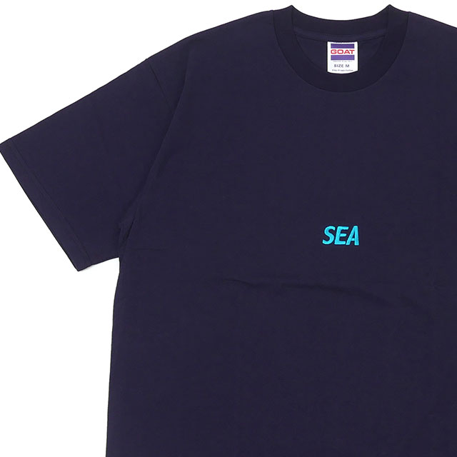 [ָݥ5ܥڡ!!]  ٥ɥ BEDWIN&THE HEARTBREAKERS x 󥷡 WIND AND SEA S/S TEE PITTS T NAVY ͥӡ 