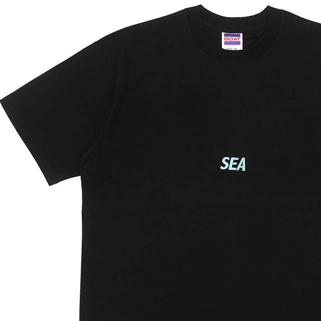 [ָݥ5ܥڡ!!]  ٥ɥ BEDWIN&THE HEARTBREAKERS x 󥷡 WIND AND SEA S/S TEE PITTS T BLACK ֥å 