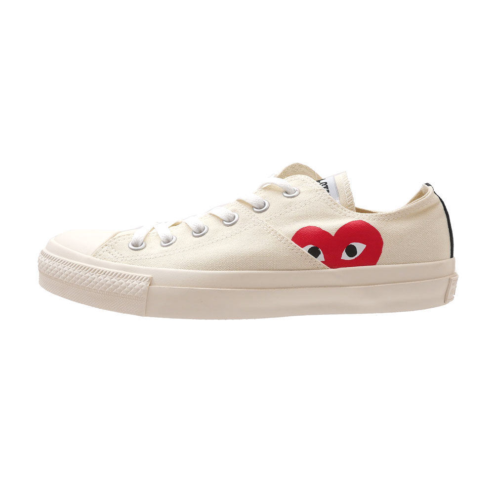 新品 プレイ コムデギャルソン Play Comme Des Garcons X コンバース Converse All Star Ox Pcdg オールスター スニーカー White ホワイト 白 メンズ レディース Cliff Edge 新品 プレイ コムデギャルソン Play Comme Des Garcons X コンバース Converse All Star Ox Pcdg オールスター スニーカー White ホワイト 白 メンズ レディース Cliff Edge