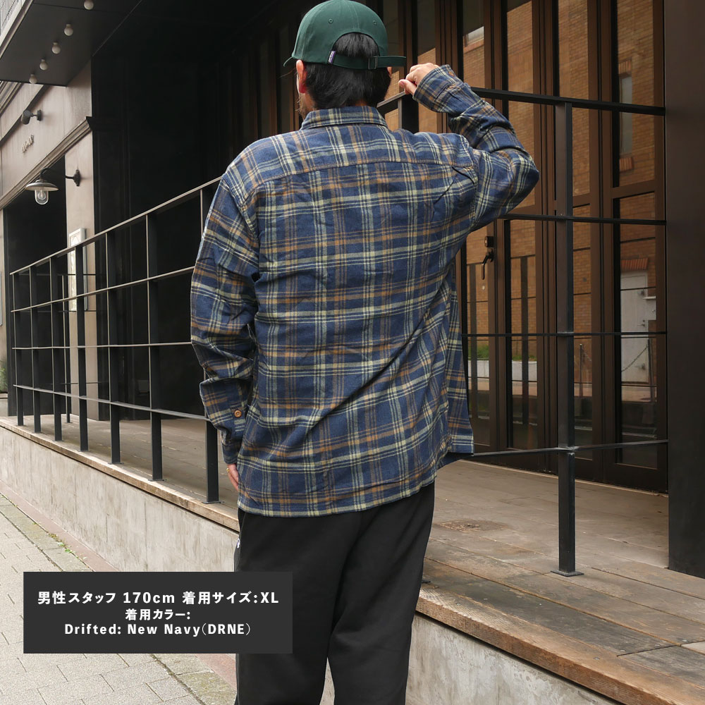 新品 パタゴニア M's L/S Organic Cotton MW Fjord Flannel Shirt ...