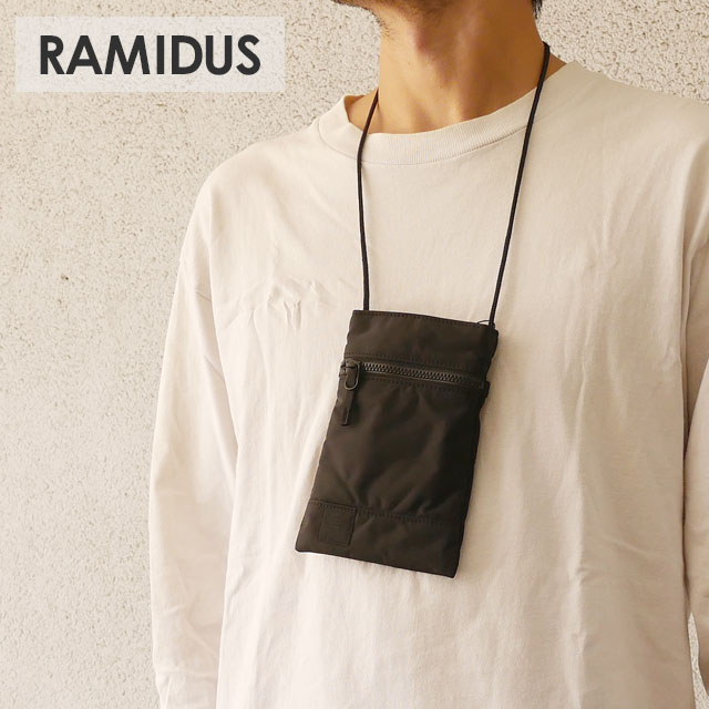 [���ָ���ݥ����5�ܥ����ڡ�����!!] ���� ��ߥ��� RAMIDUS BLACK BEAUTY NECK POUCH �֥�å��ӥ塼�ƥ��� �ͥå��ݡ��� BLACK �֥�å� ��� ��ǥ�����