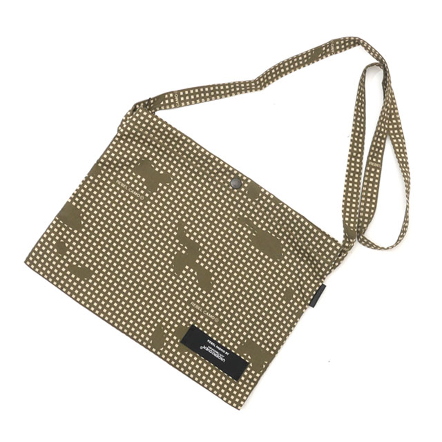 [���ָ���ݥ����5�ܥ����ڡ�����!!] ���� ���̥ϥꥦ�å� N.HOOLYWOOD SACOCHE �����å��� SHOULDER BAG ���������Хå� KHAKI CHECK �����������å� ��� ��ǥ����� UNDERCOVER ����������С�