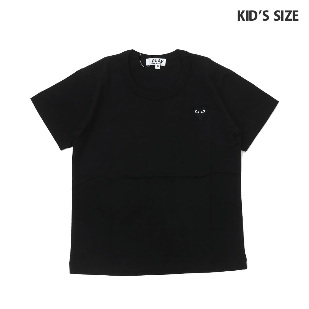プレイ コムデギャルソン スタッズTシャツ ブラック Sサイズ プレイ コムデギャルソン 黒ハートプリント×スタッズ 半袖T