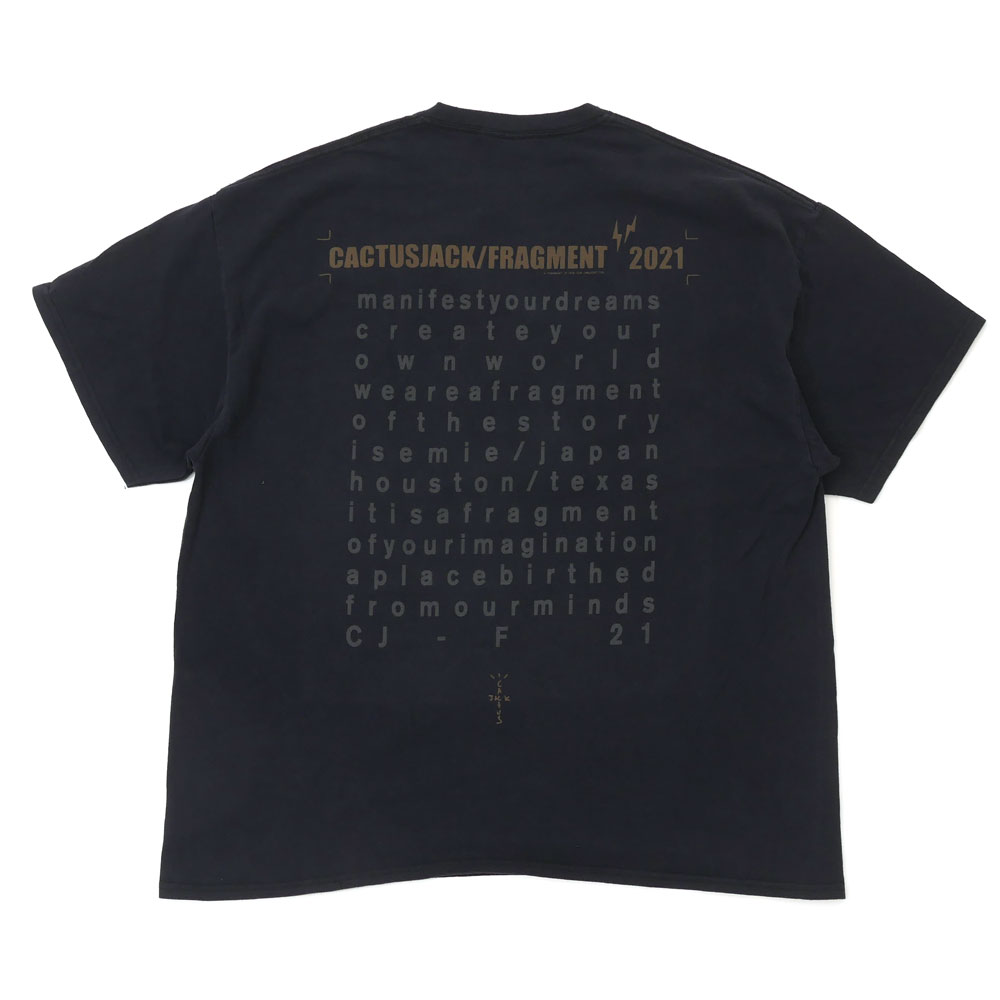 Travis Scott × Cactus Jack フラグメント グラフィックTシャツ Travis Scott × Cactus Jack フラグメント グラフィックTシャツ