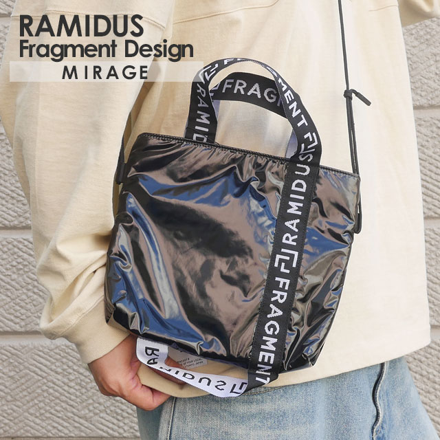 [���ָ���ݥ����5�ܥ����ڡ�����!!] ���� ��ߥ��� RAMIDUS x �ե饰���ȥǥ����� Fragment Design MIRAGE 2WAY TOTE BAG (M) �ߥ顼���� �ȡ��� �Хå� BLACK ��� ��ǥ�����