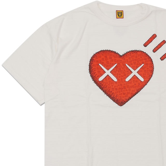 [ָݥ5ܥڡ!!]  ҥ塼ޥᥤ HUMAN MADE x  KAWS #6 T-SHIRT T WHITE ۥ磻  