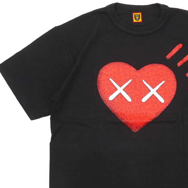 [ָݥ5ܥڡ!!]  ҥ塼ޥᥤ HUMAN MADE x  KAWS #6 T-SHIRT T BLACK ֥å  