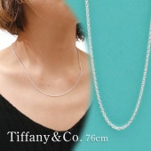 [���ָ���ݥ����5�ܥ����ڡ�����!!] ���� �ƥ��ե��ˡ� TIFFANY&CO. Sterling Silver Chain ��������󥰥���С� ������ �������� ��󥯥�����M Ĺ��76cm SILVER ����С� ��ǥ�����