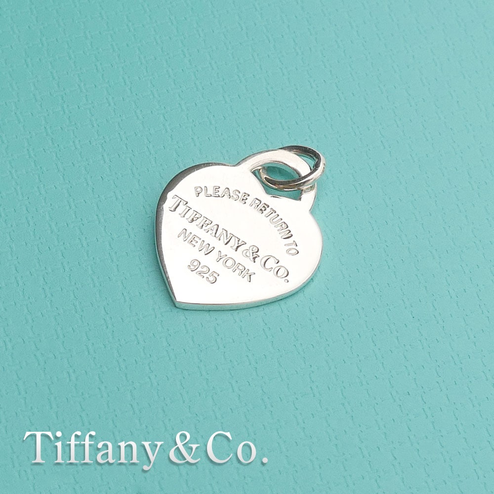 [���ָ���ݥ����5�ܥ����ڡ�����!!] ���� �ƥ��ե��ˡ� TIFFANY&CO. Heart Tag Charm S �ϡ��ȥ��� ���㡼�� SILVER ����С� ��ǥ�����