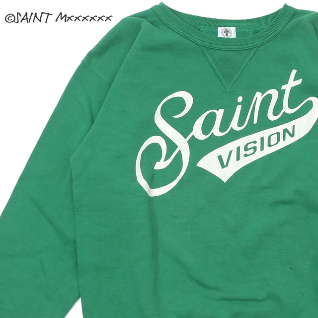 [ָݥ5ܥڡ!!]   ޥ SAINT MICHAEL RGLN SWT SH VISION å GREEN ꡼   SAINT Mxxxxxx