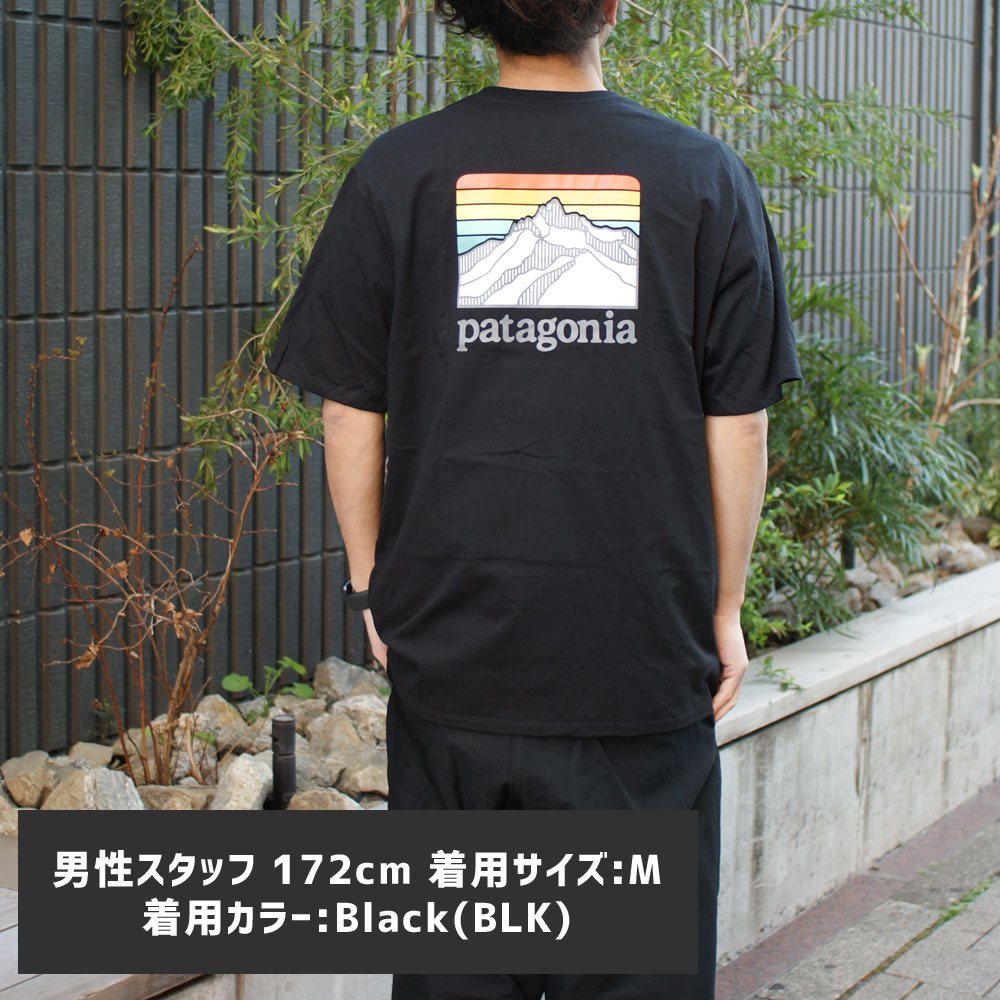 新品 パタゴニア Patagonia 22ss M S Line Logo Ridge Pocket Responsibili Tee ライン ロゴ リッジ ポケット レスポンシビリ Tシャツ メンズ レディース アウトドア キャンプ 22ss Sp22 新作 Cliff Edge