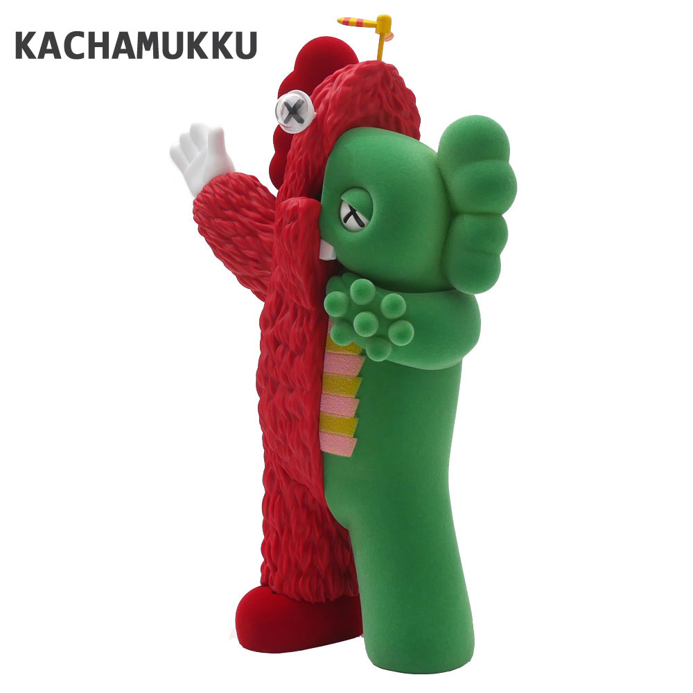 [���ָ���ݥ����5�ܥ����ڡ�����!!] ���� ������ KAWS x ��ǥ����ࡦ�ȥ� MEDICOM TOY KACHAMUKKU Original colorway ������ԥ� ��å� �ե����奢 REDxGREEN ��å�x���꡼�� ��� ��ǥ����� ����