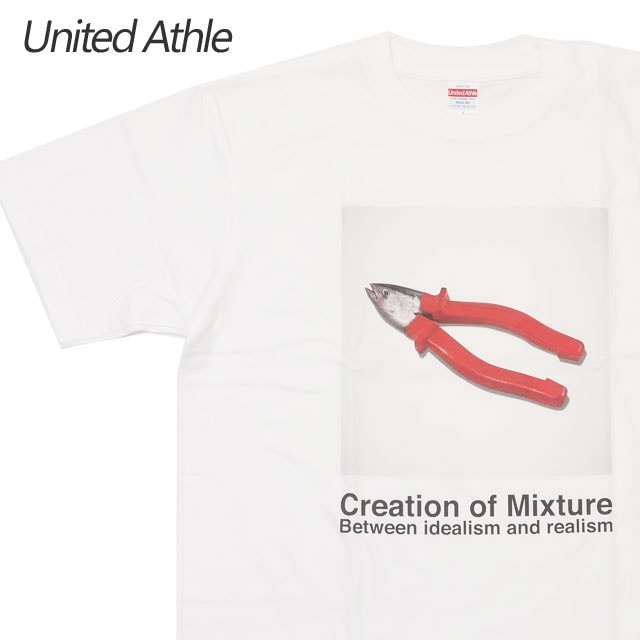 ڿ̸̲ʡ  ʥƥåɥ UnitedAthle x Shusaku Takaoka Ⲭ 6.2oz. Premium T-shirt /FISH T WHITE ۥ磻   
