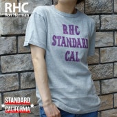 ڿ̸̲ʡ  ϡޥ RHC Ron Herman x ɥե˥ STANDARD CALIFORNIA SD RHC Logo Tee T GRAY 졼   