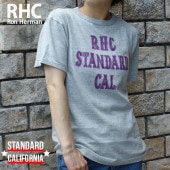 [ָݥ5ܥڡ!!]  ϡޥ RHC Ron Herman x ɥե˥ STANDARD CALIFORNIA SD RHC Logo Tee T GRAY 졼   