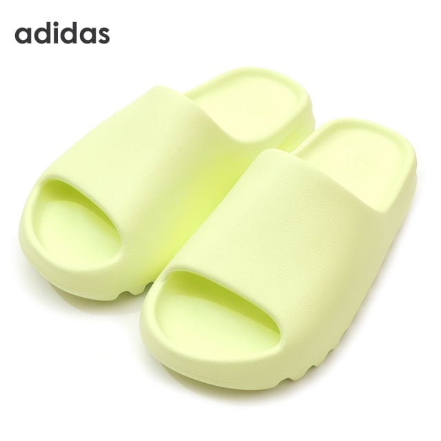 [���ָ���ݥ����5�ܥ����ڡ�����!!] ���� ���ǥ����� adidas YEEZY SLIDE �������� ���饤�� ������� GLWGRN/GLWGRN/GLWGRN HQ6447 ��� ���� KANYE WEST ���˥�����������