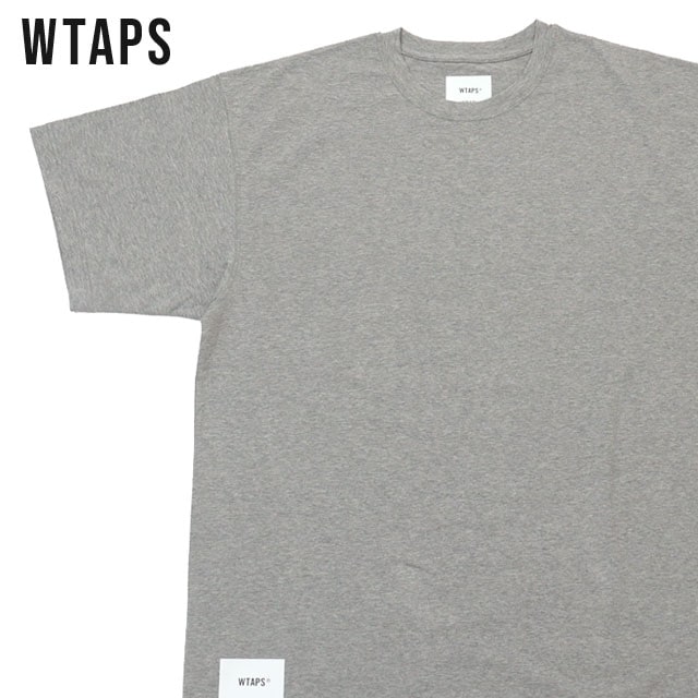 [ָݥ5ܥڡ!!]  ֥륿åץ WTAPS CRIBS SS T GRAY 졼    221ATDT-CSM24 (W)TAPS