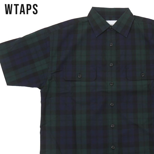 ڴָ̲ʡ  ֥륿åץ WTAPS WCPO/SS/COTTON.BROADCLOTH.TEXTILE Ⱦµ GREEN ꡼    221TQDT-SHM04 (W)TAPS