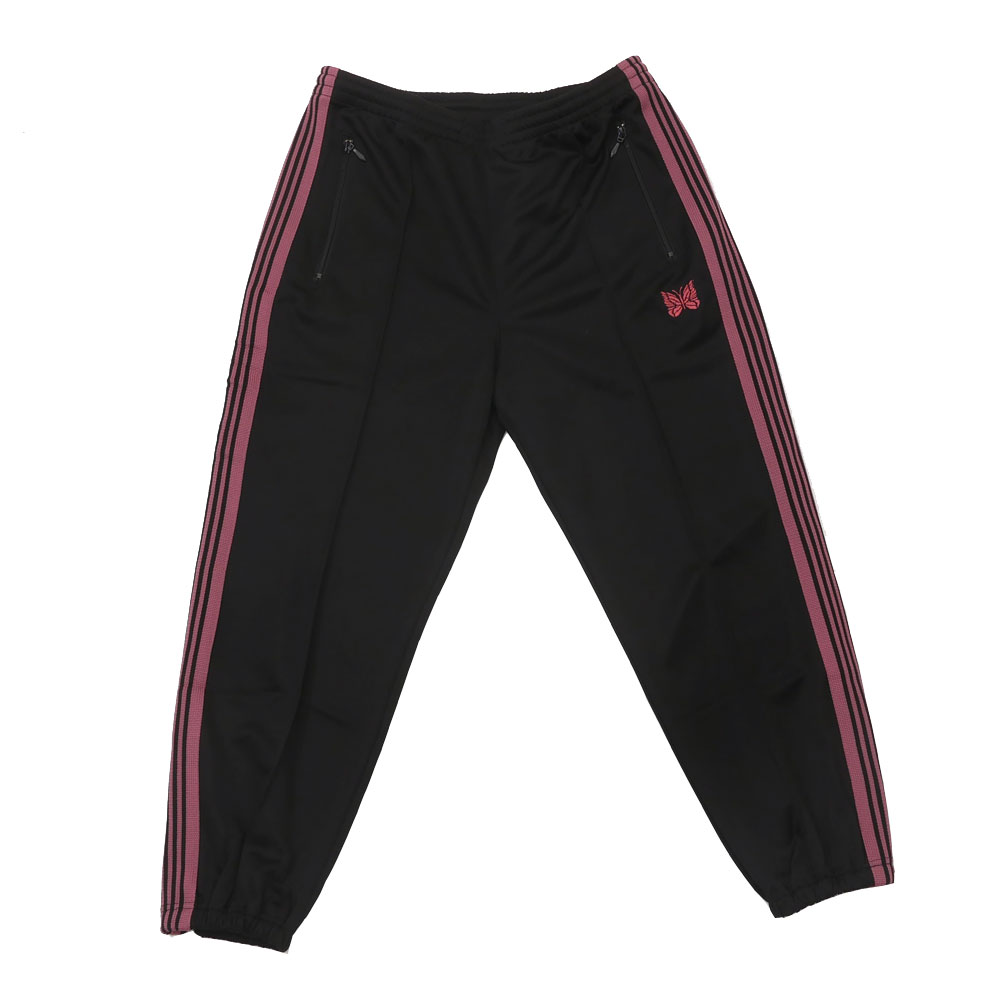 ニードルズNeedles Zipped Track Pant ブラック×ピンク Needles Zipped Track Pants Black/Pink Men's - FW22 - US
